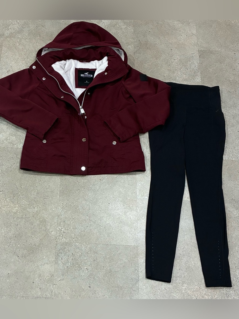 LULULEMON/HOLLISTER Leggings & Jacket, sz 4